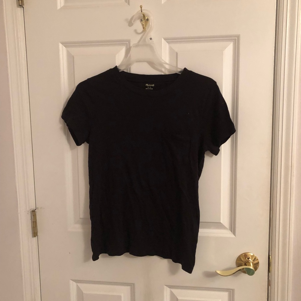 Madewell Black Simple Tee